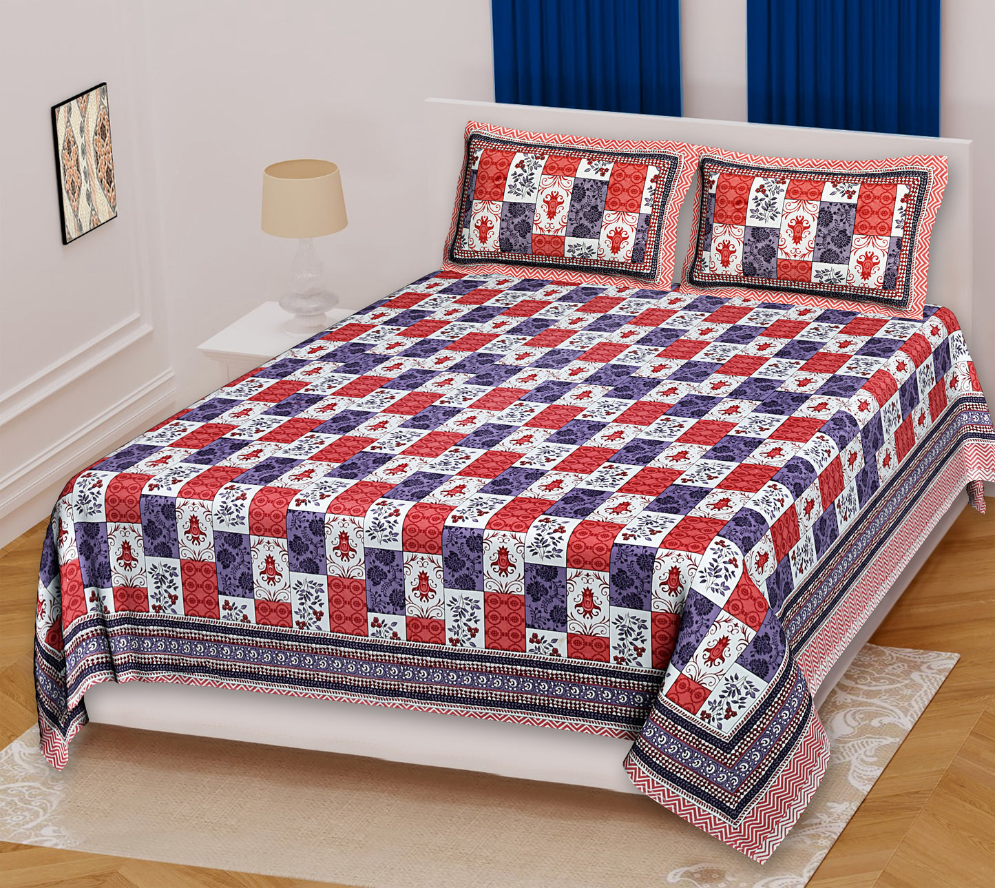 Jaipuri Cotton Bliss: Dreamy Bedsheets for Every Home