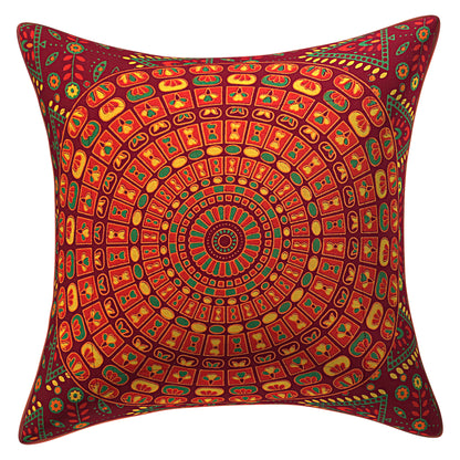 Jaipuri Cotton Cushion Covers(16x16 Inches Set of 5): Artisanal Elegance