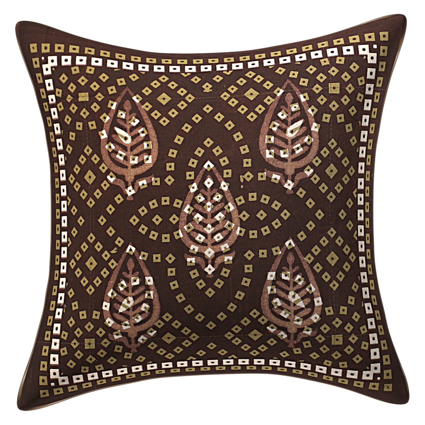 Jaipuri Cotton Cushion Covers(16x16 Inches Set of 5): Artisanal Elegance