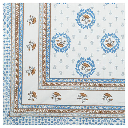 Palatial Comfort: Jumbo Jaipuri Cotton Bed Sheet - Elevate Your Bedroom with Regal Elegance