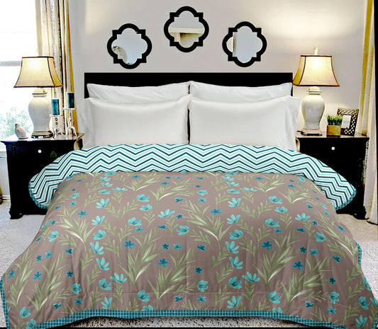 Floral Crimped Double Bed Dohar/Quilt/AC comforter(Pack of 1) - MishtiGriha