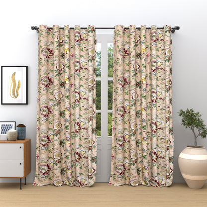 Exquisite Jaipuri Cotton Curtains(Set of 2): Elevate Your Space with 5x4 Feet of Luxury!